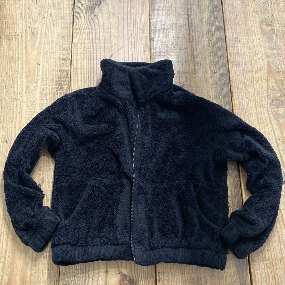 The North Face Girls Fleece Black XL Open Zip Pockets